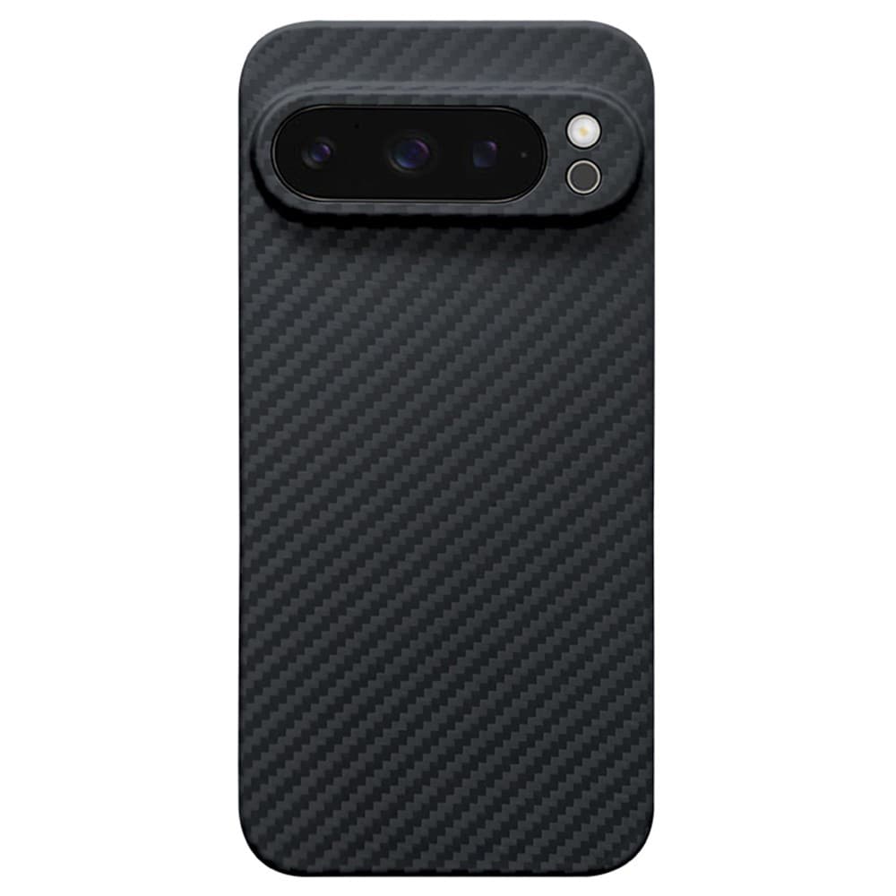 Google Pixel 9 Pro Slankt deksel i aramidfiber, Svart