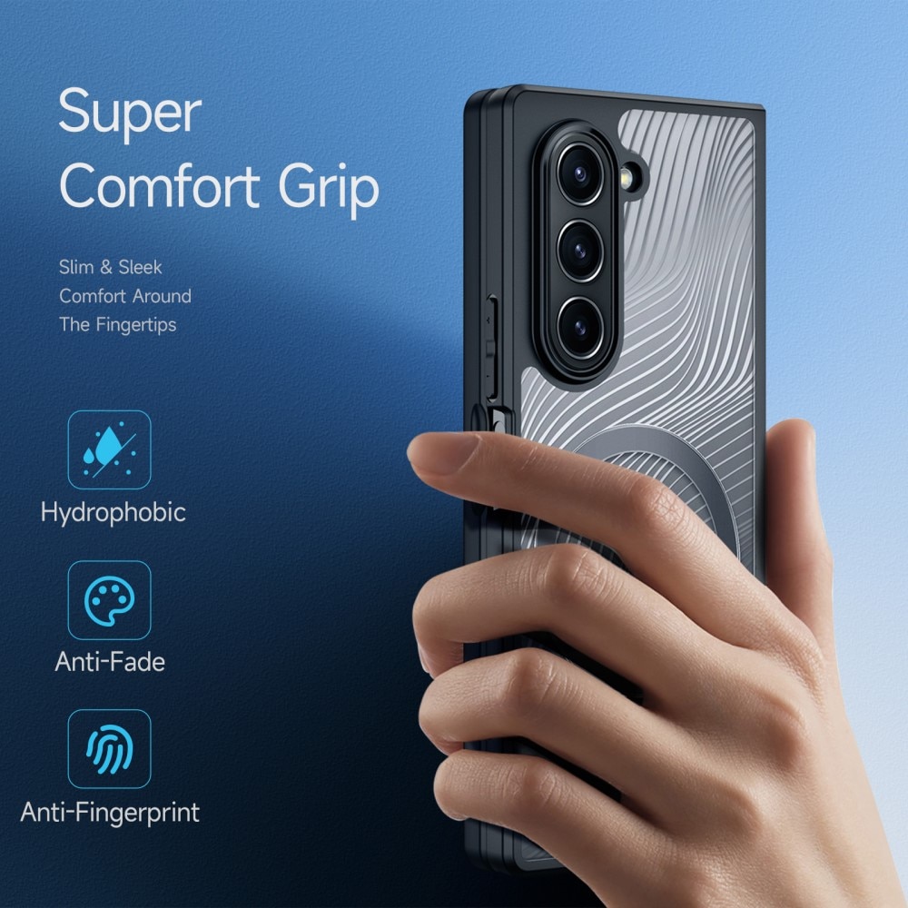 Samsung Galaxy Z Fold 6 Aimo Hybrid-deksel, Svart
