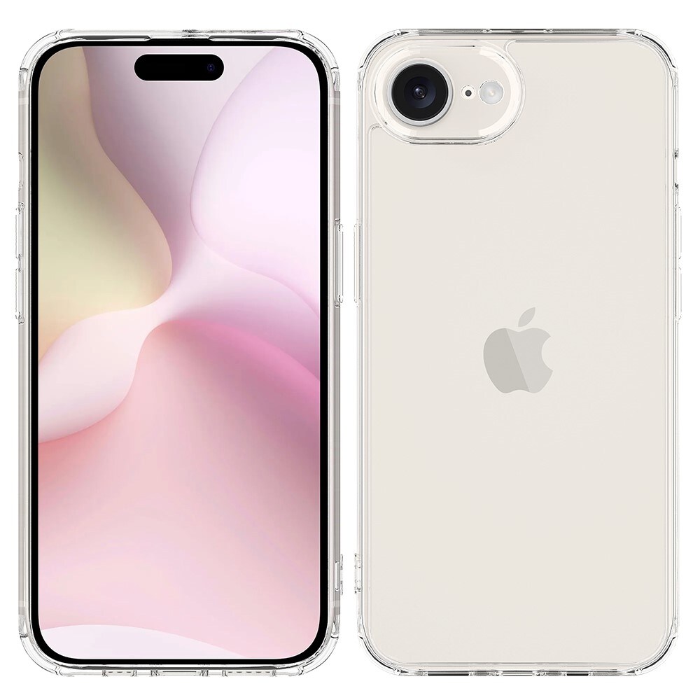 iPhone 16e Crystal Hybrid-deksel, Gjennomsiktig