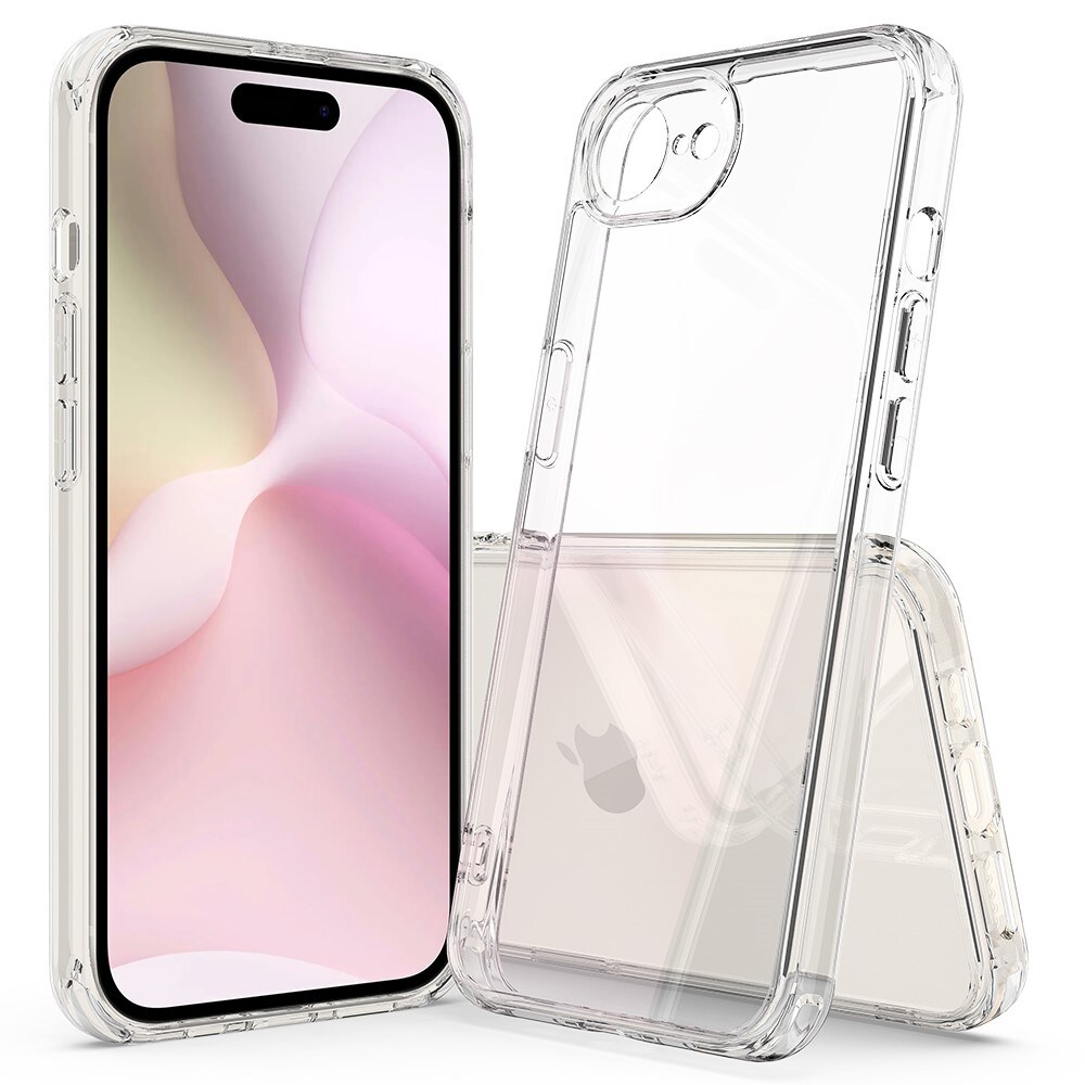 iPhone 16e Crystal Hybrid-deksel, Gjennomsiktig