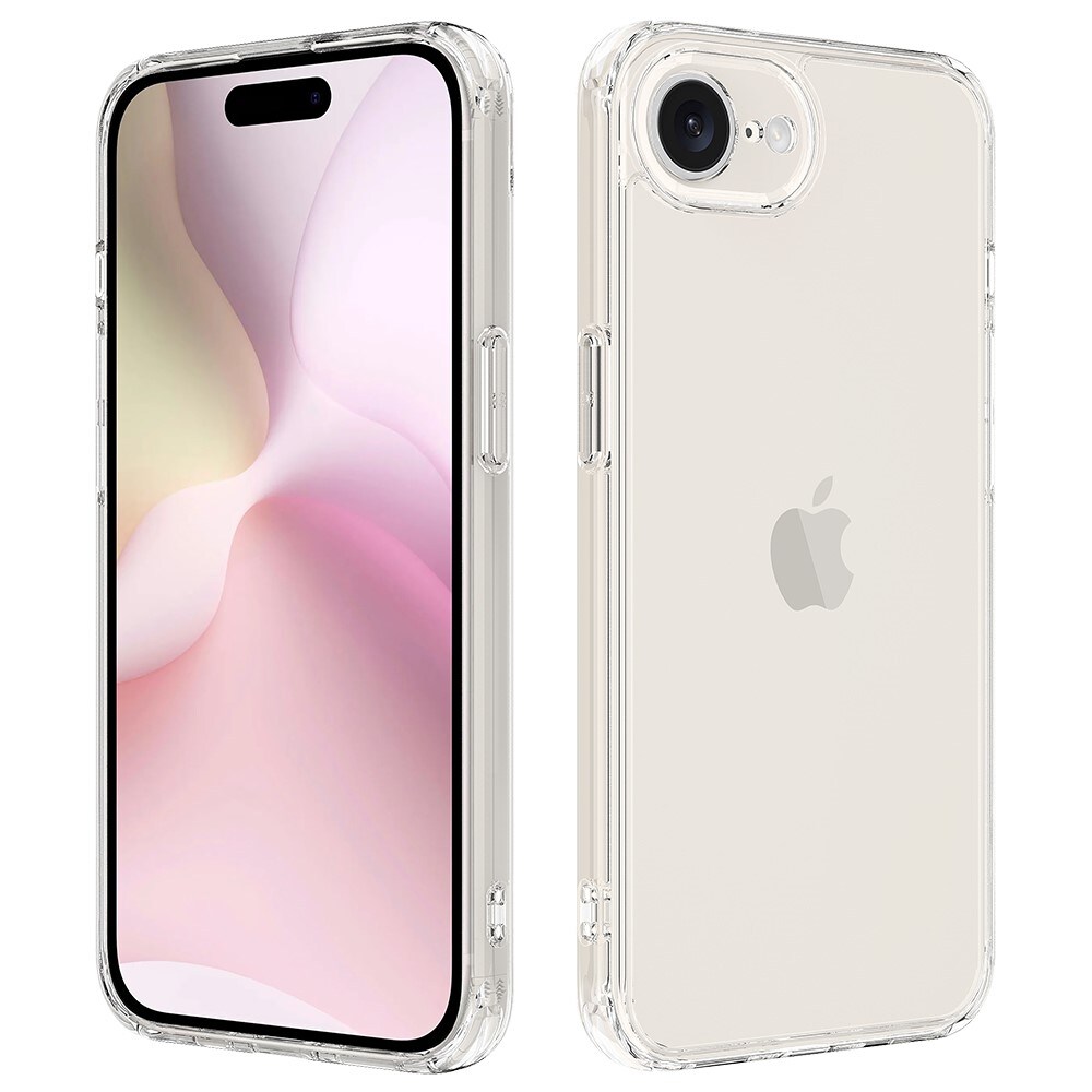 iPhone 16e Crystal Hybrid-deksel, Gjennomsiktig