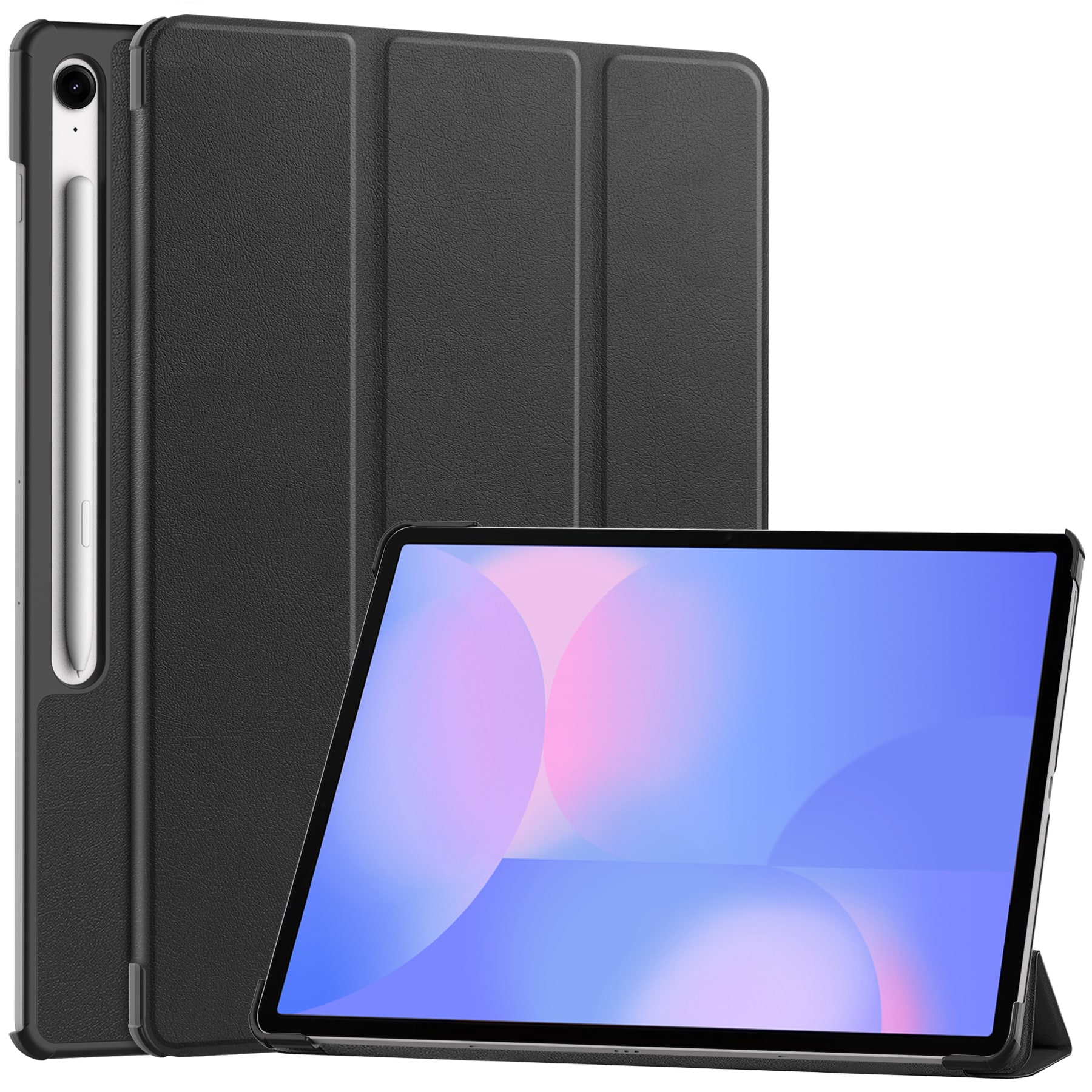 Samsung Galaxy Tab S10 FE Plus Tri-Fold etui, Svart