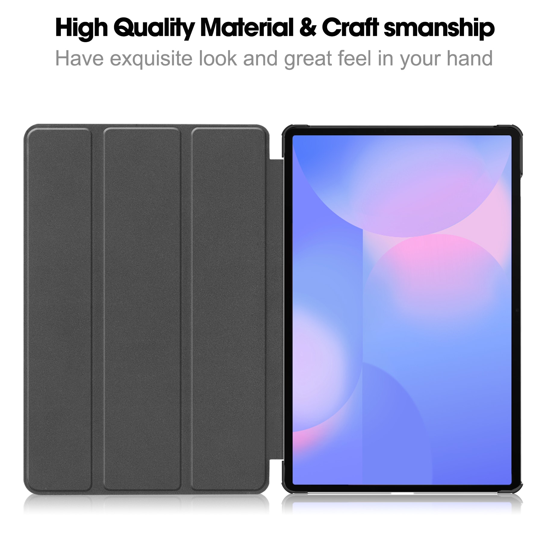 Samsung Galaxy Tab S10 FE Plus Tri-Fold etui, Svart