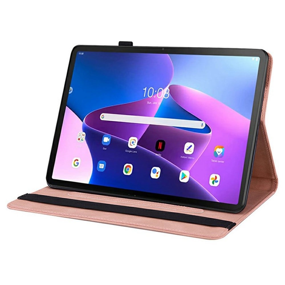  Lenovo Tab Fint etui med sommerfugler, Rosa