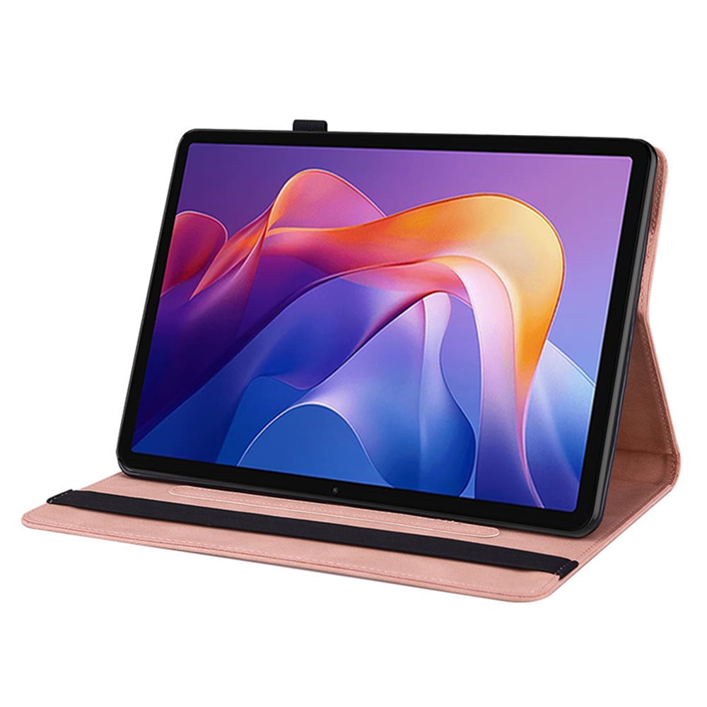Xiaomi Redmi Pad 2 Fint etui med sommerfugler, Rosa
