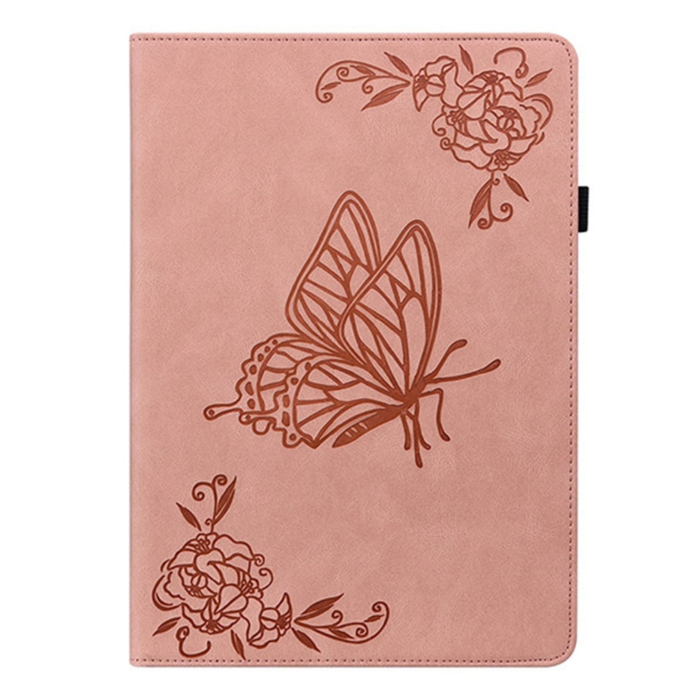 Xiaomi Redmi Pad 2 Fint etui med sommerfugler, Rosa