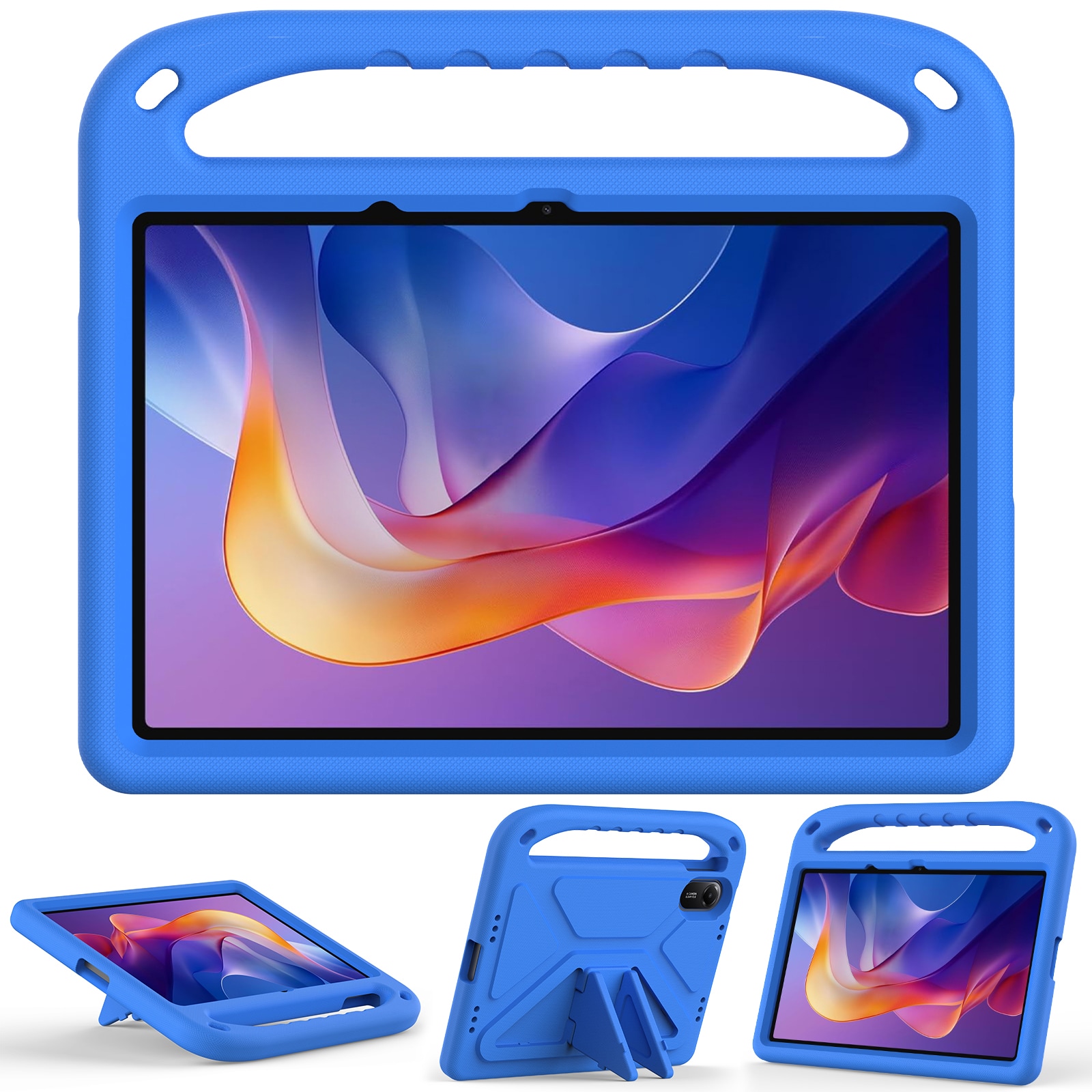 Xiaomi Redmi Pad 2 Støtsikkert deksel/etui med håndtak, Blå