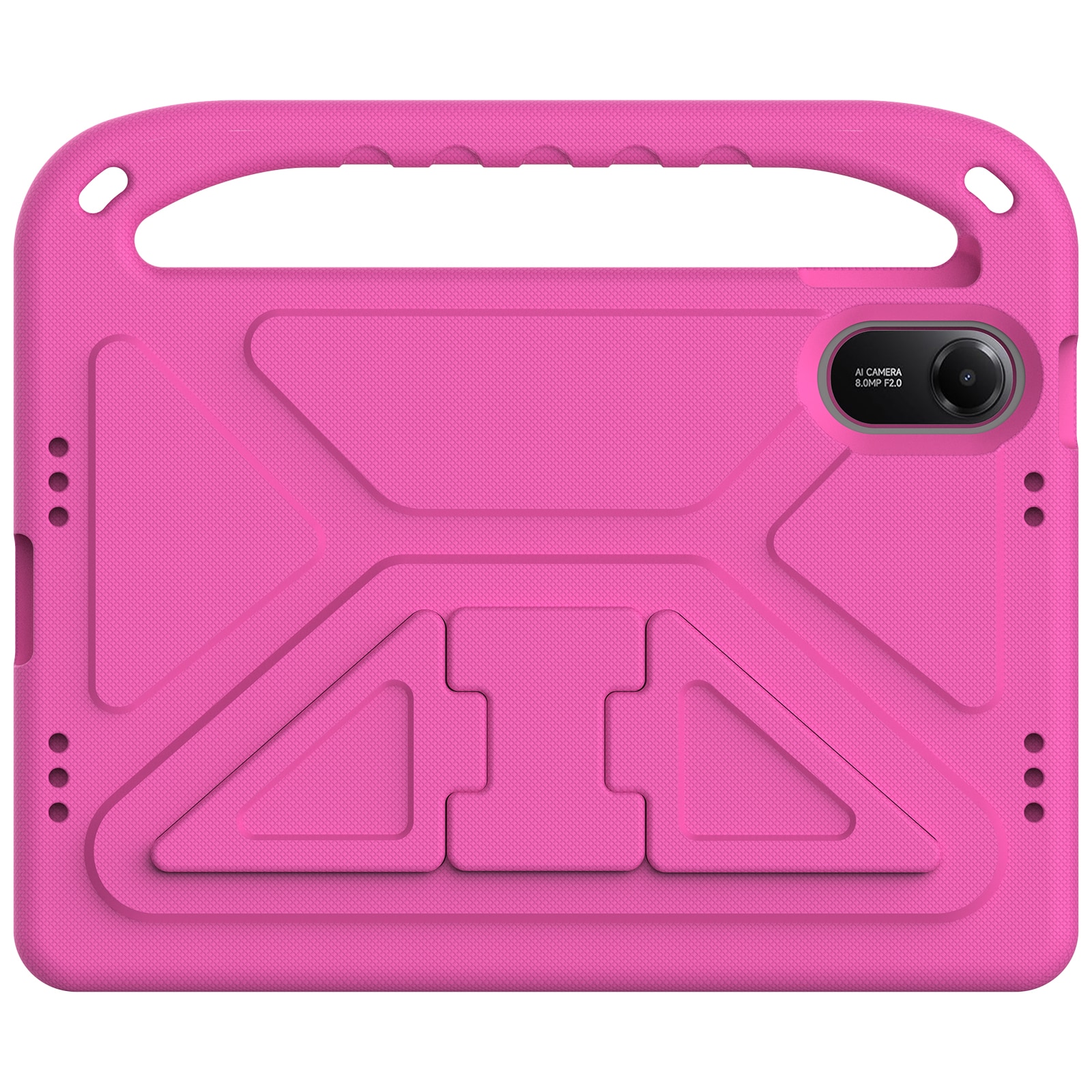 Xiaomi Redmi Pad 2 Støtsikkert deksel/etui med håndtak, Rosa