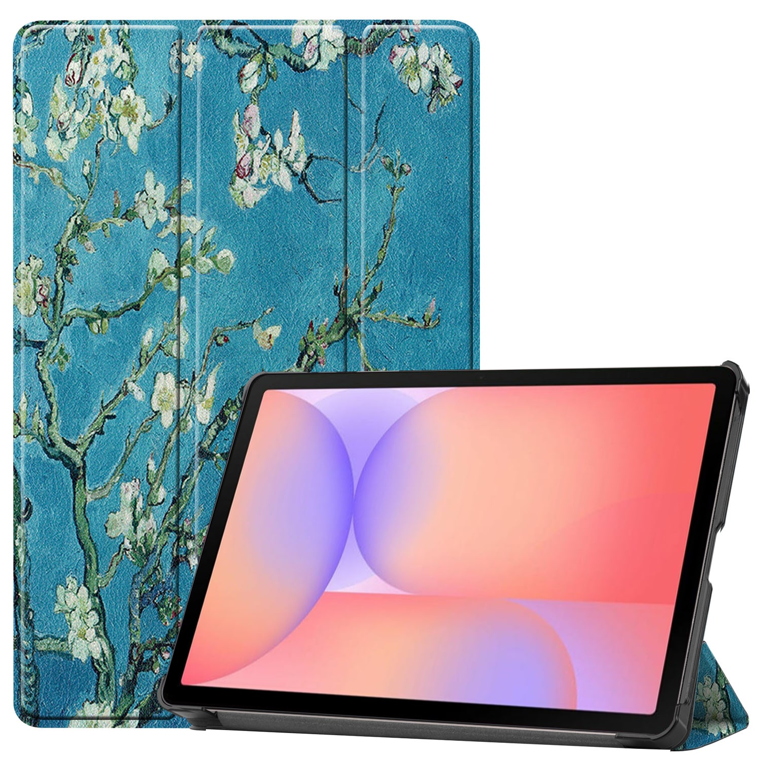 Samsung Galaxy S10 Lite Tri-Fold etui, Flerfarget/mønster