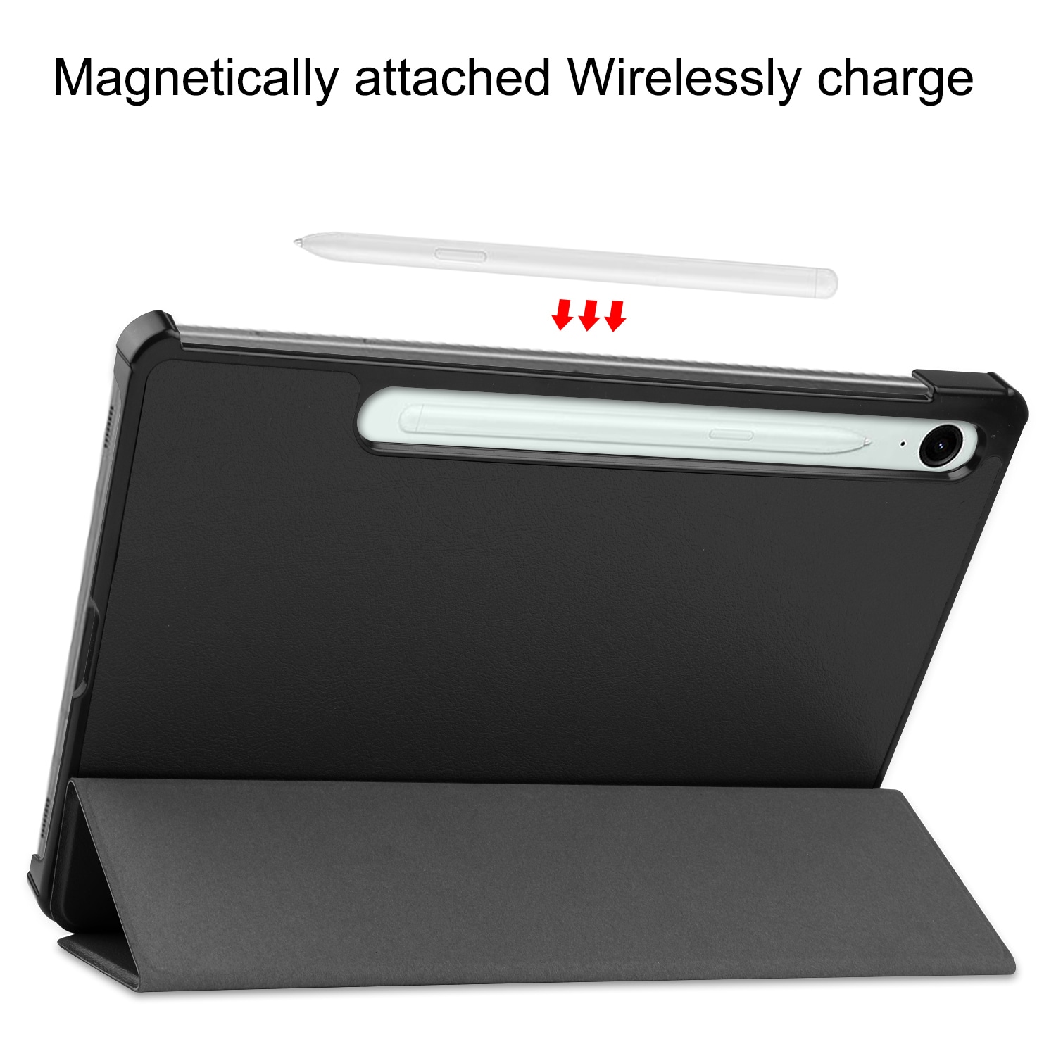 Samsung Galaxy Tab S10 Lite Tri-Fold etui, Svart