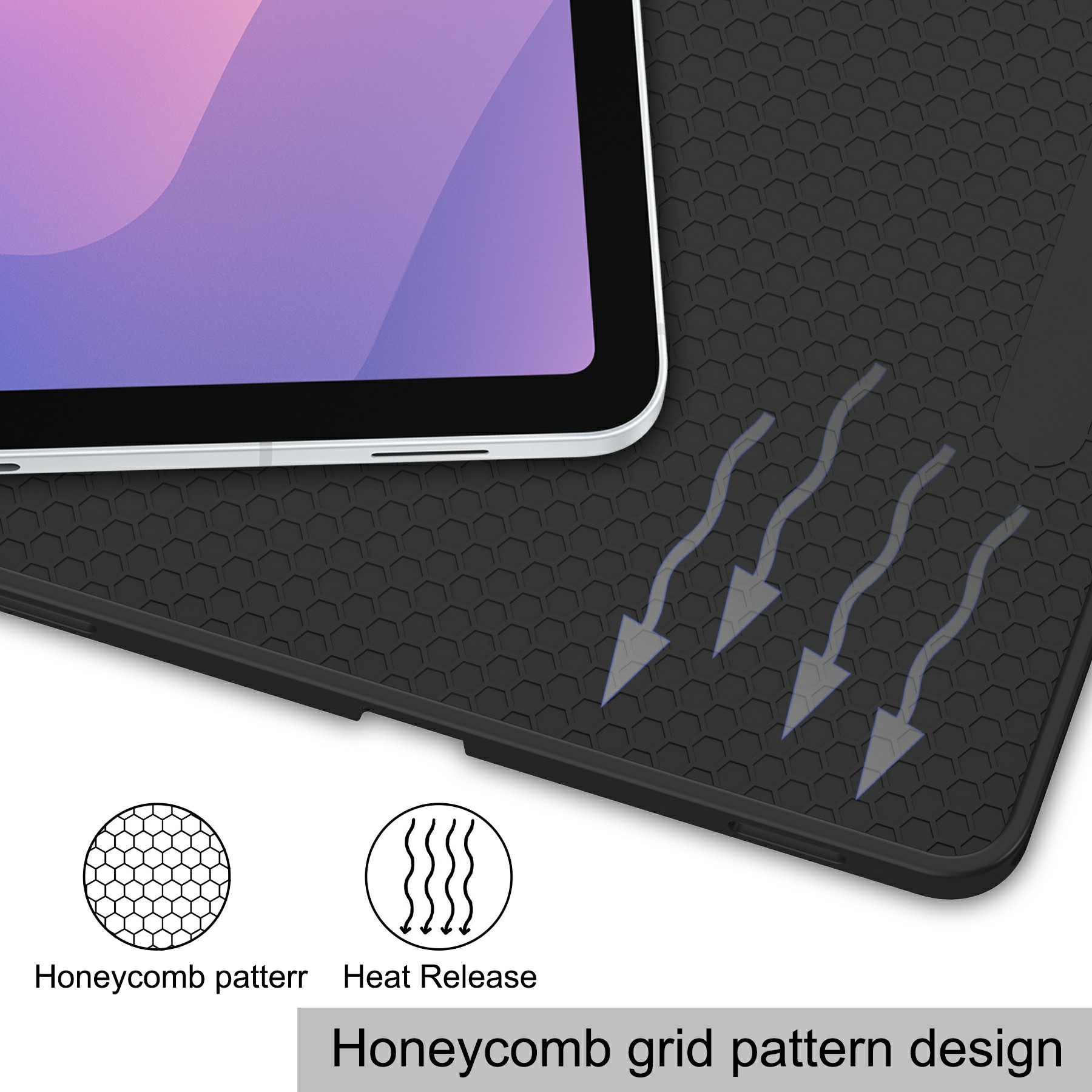 Samsung Galaxy Tab S11 Tri-fold etui med pennholder, Svart