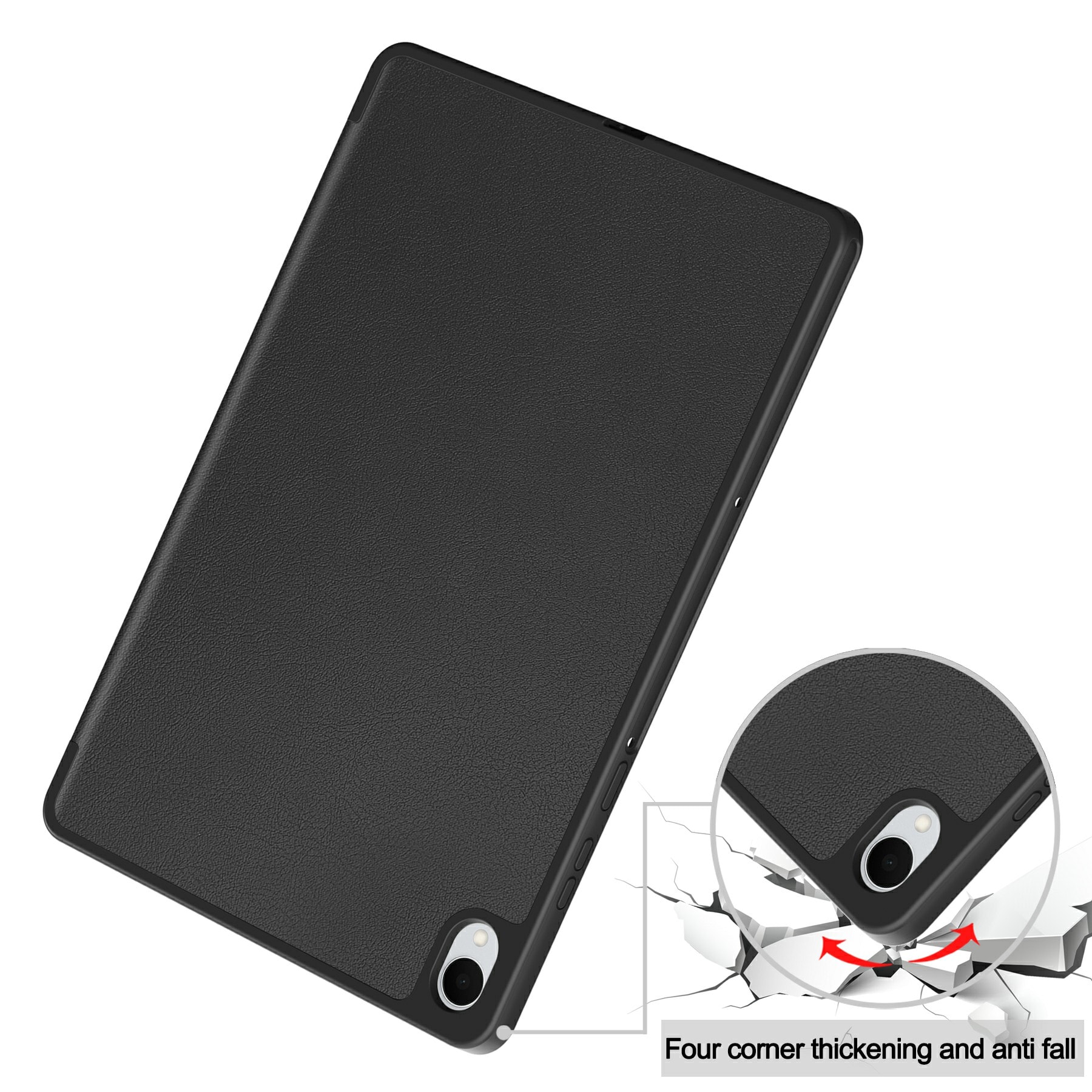 Samsung Galaxy Tab S11 Tri-fold etui med pennholder, Svart
