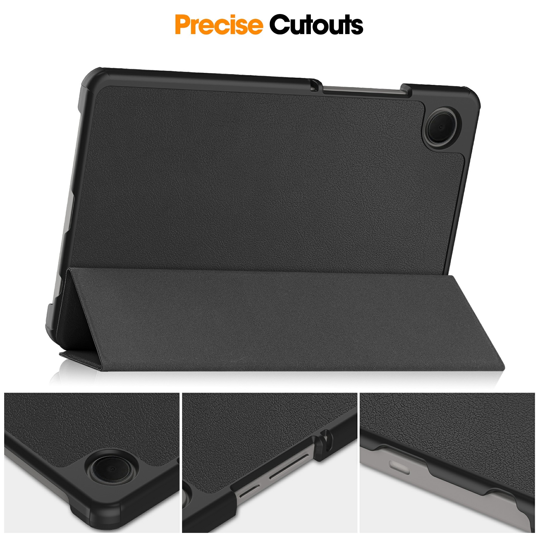 Samsung Galaxy Tab A11 Tri-Fold etui, Svart