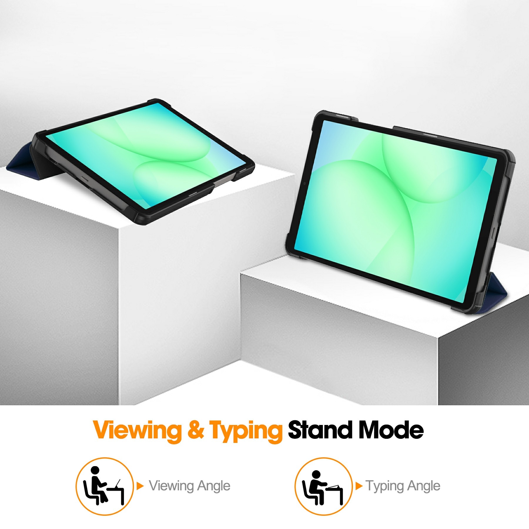 Samsung Galaxy Tab A11 Tri-Fold etui, Blå