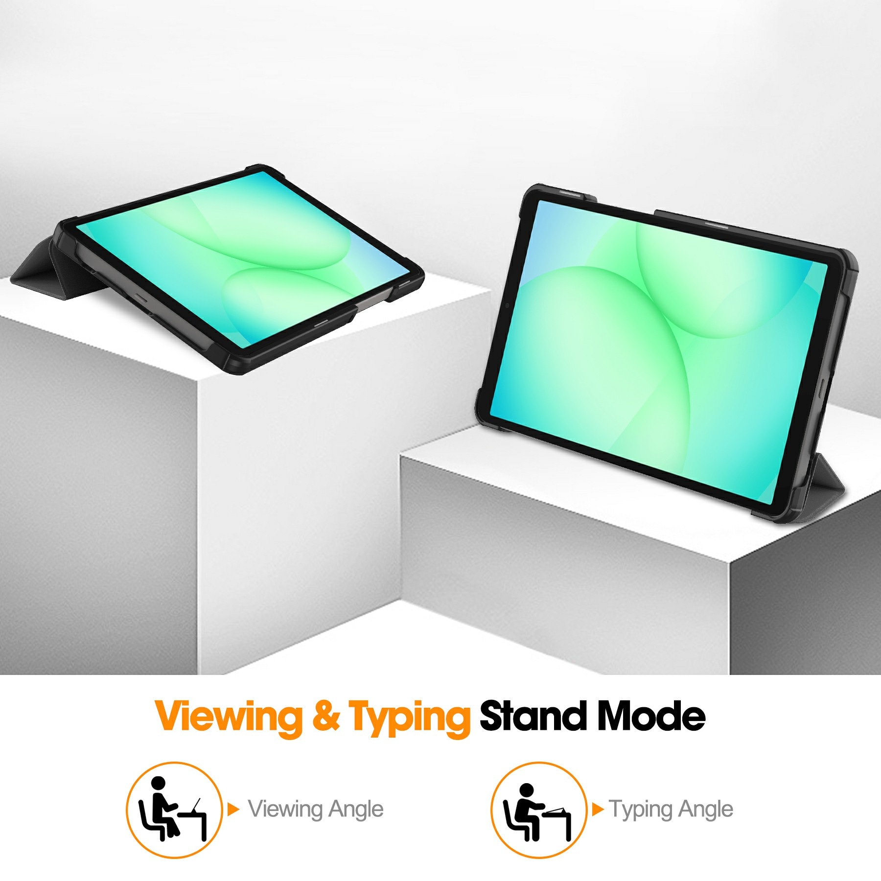 Samsung Galaxy Tab A11 Tri-Fold etui, Grå