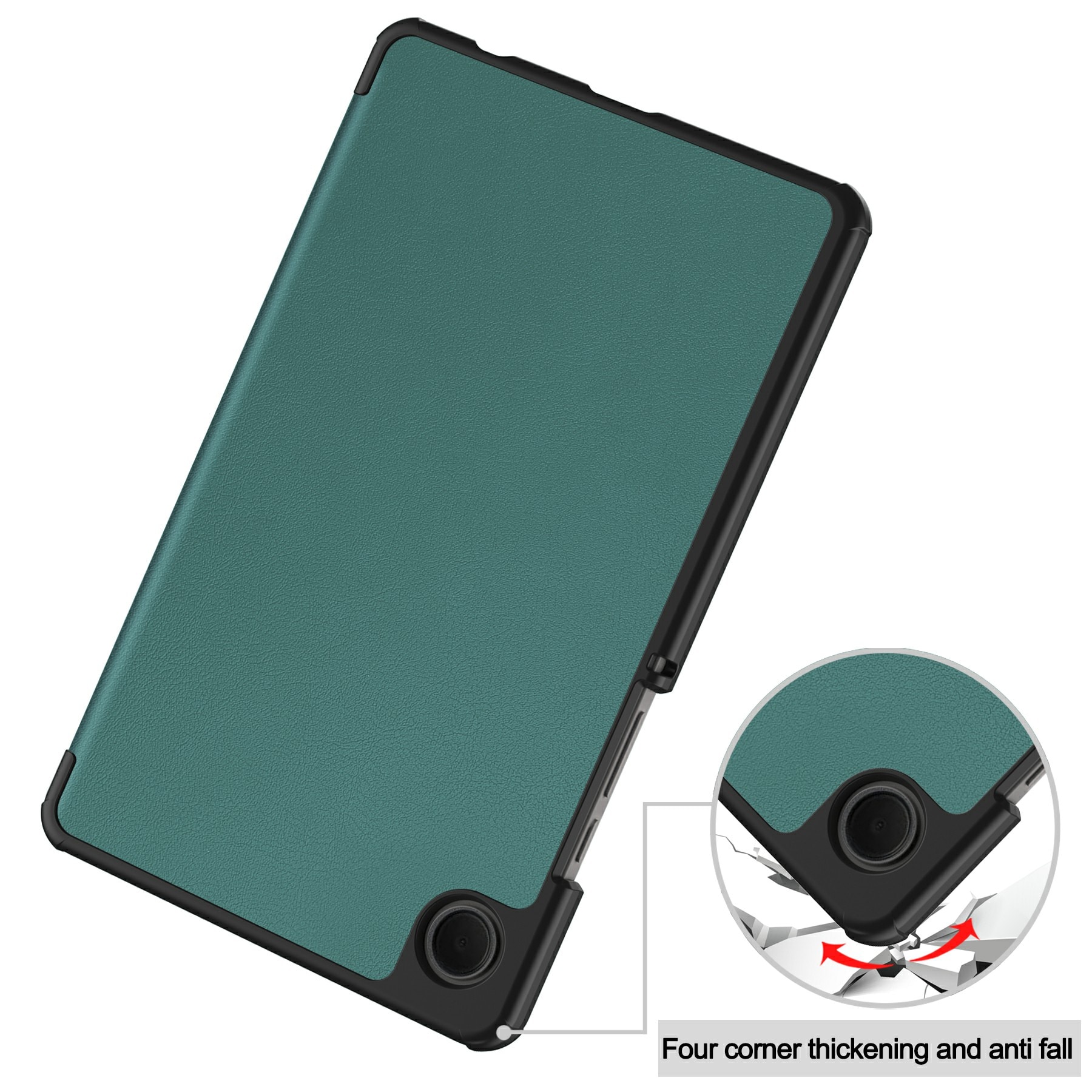 Samsung Galaxy Tab A11 Tri-Fold etui, Grønn