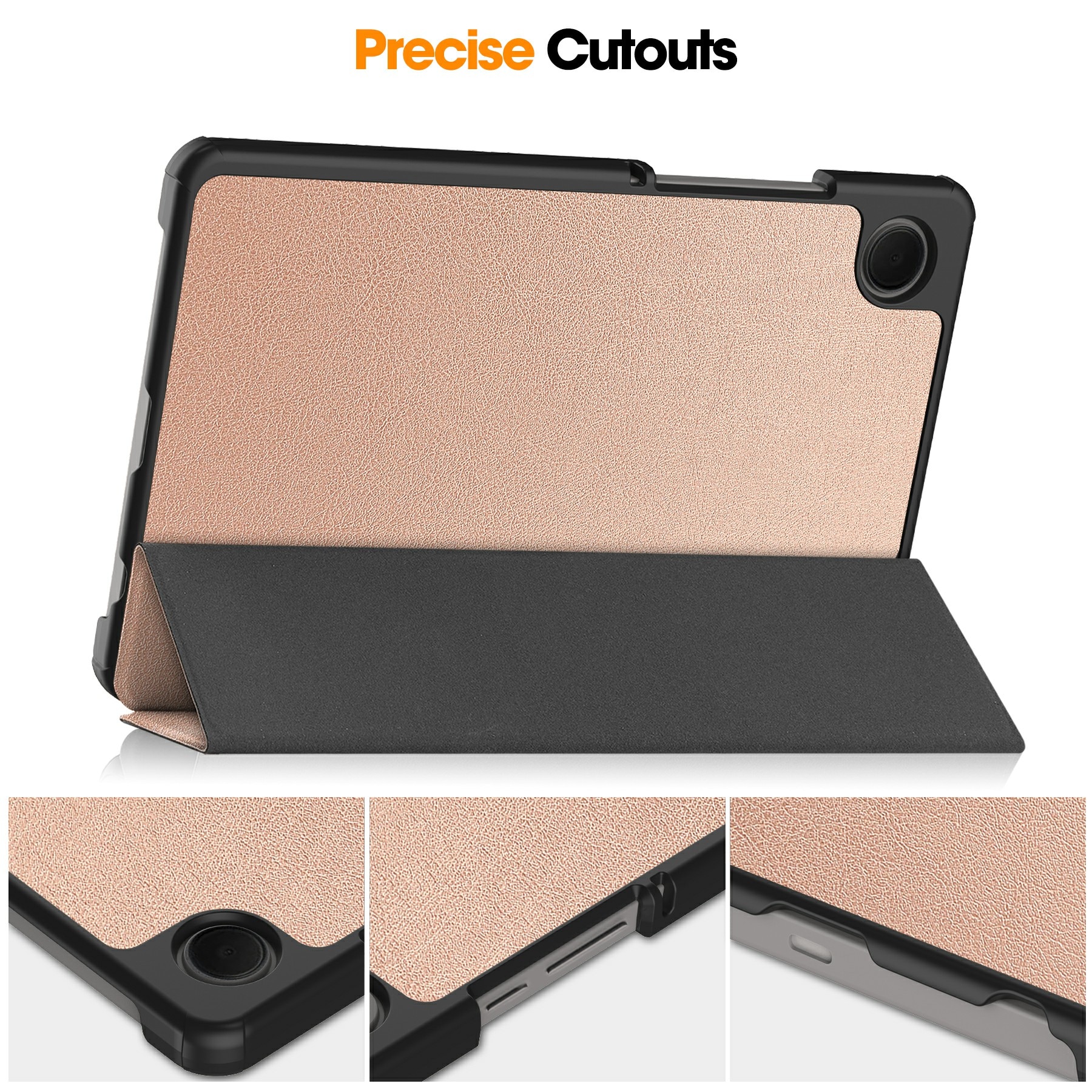 Samsung Galaxy Tab A11 Tri-Fold etui, Rosegull