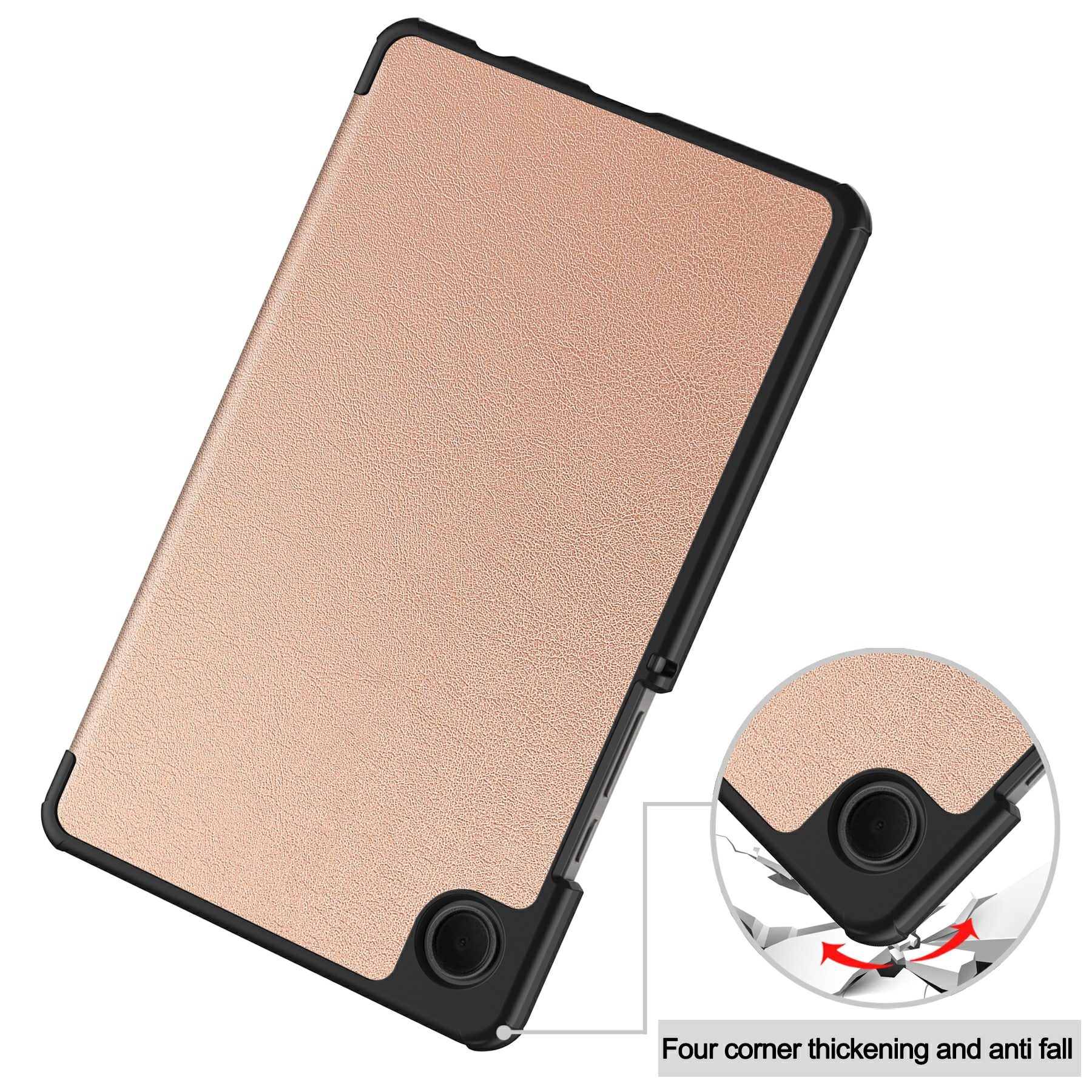 Samsung Galaxy Tab A11 Tri-Fold etui, Rosegull
