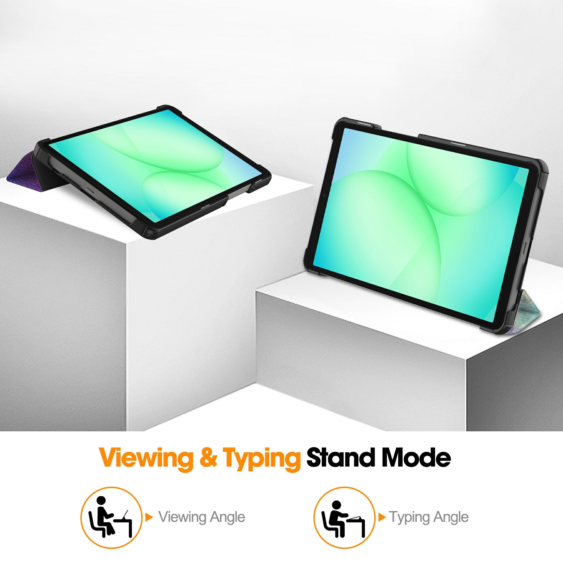 Samsung Galaxy Tab A11 Tri-Fold etui, Rymd