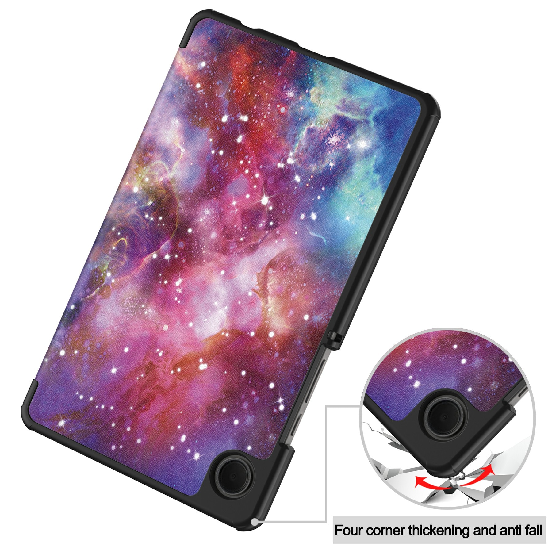 Samsung Galaxy Tab A11 Tri-Fold etui, Rymd