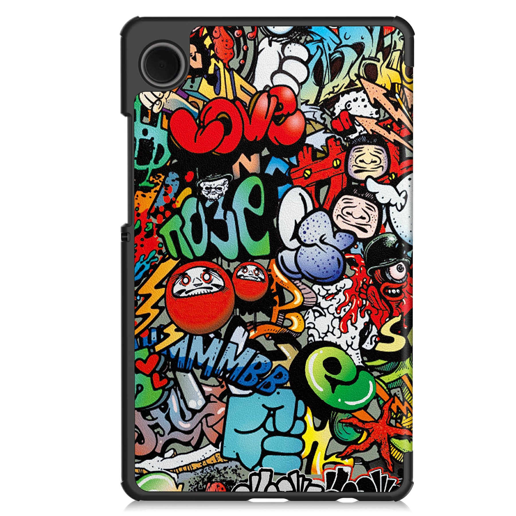 Samsung Galaxy Tab A11 Tri-Fold etui, Graffiti