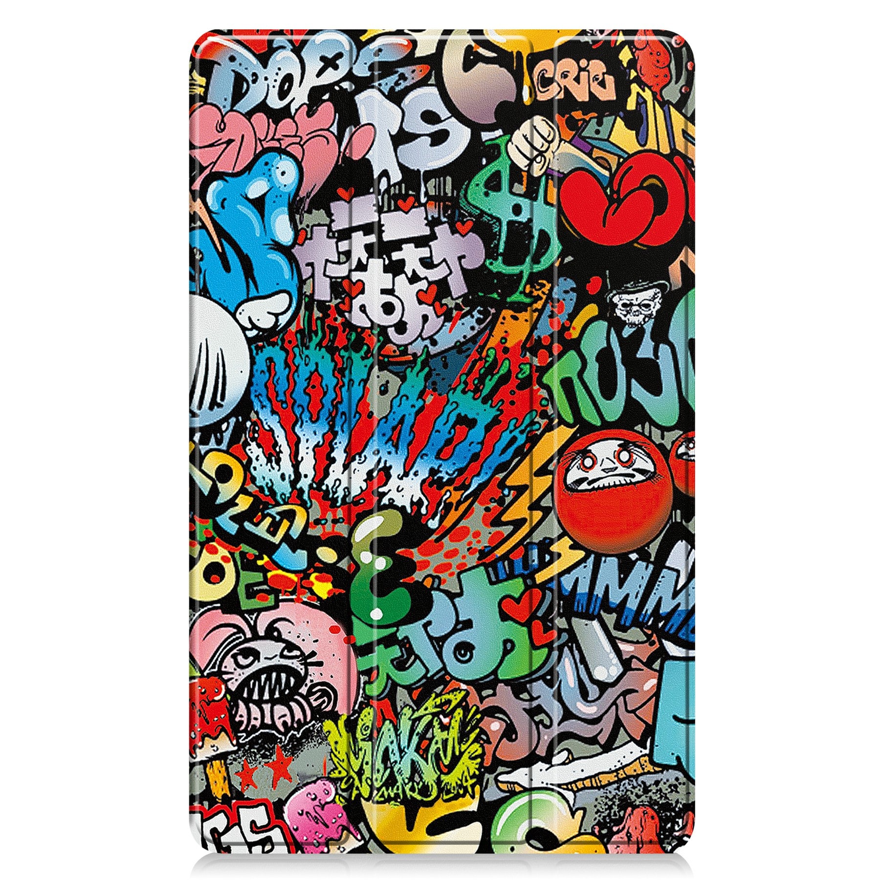 Samsung Galaxy Tab A11 Tri-Fold etui, Graffiti