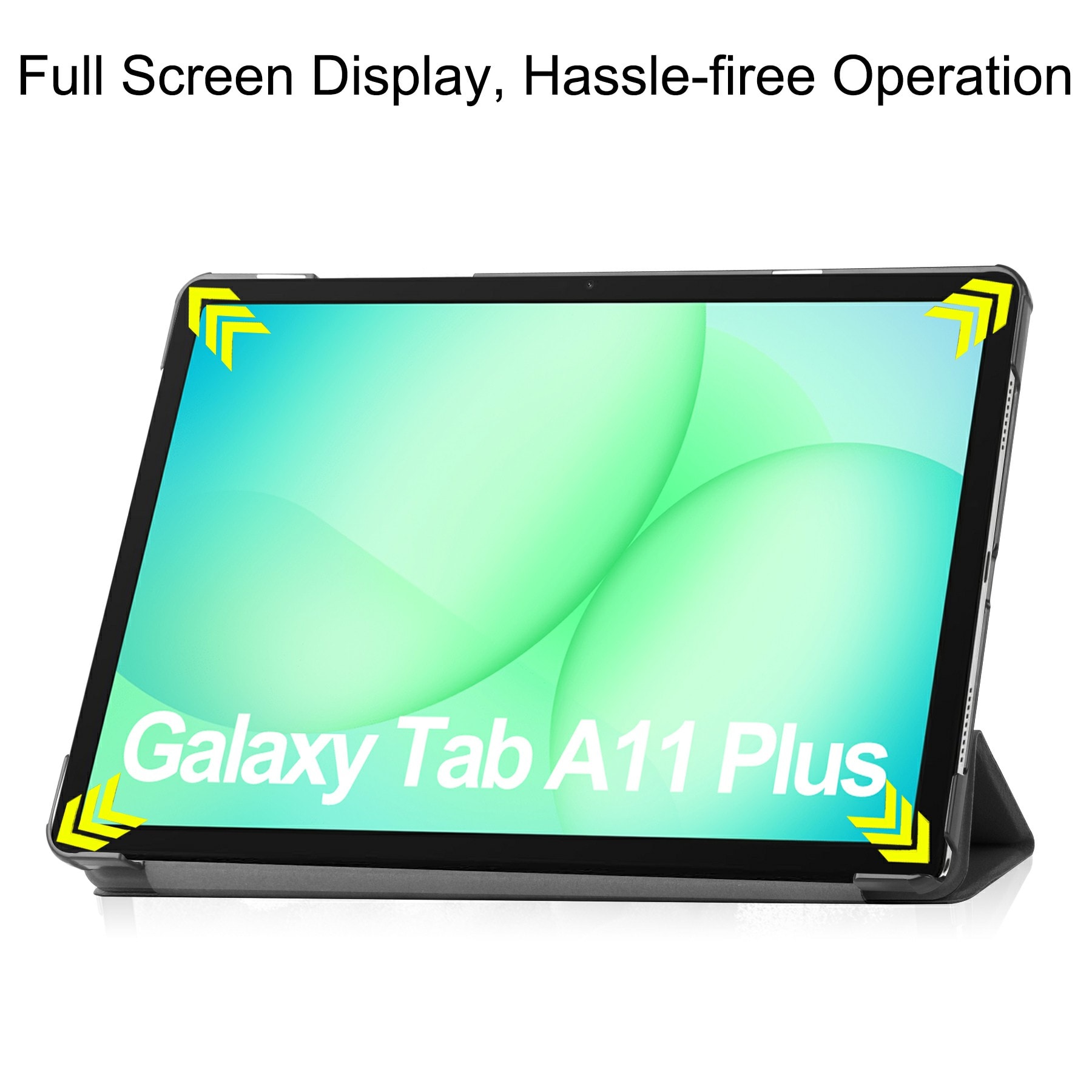 Samsung Galaxy Tab A11 Plus Tri-Fold etui, Svart