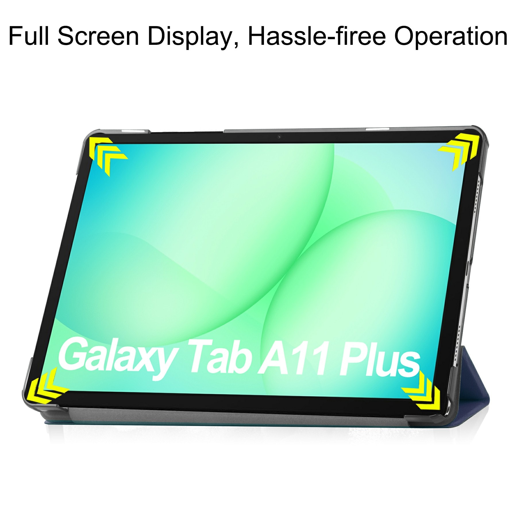 Samsung Galaxy Tab A11 Plus Tri-Fold etui, Blå