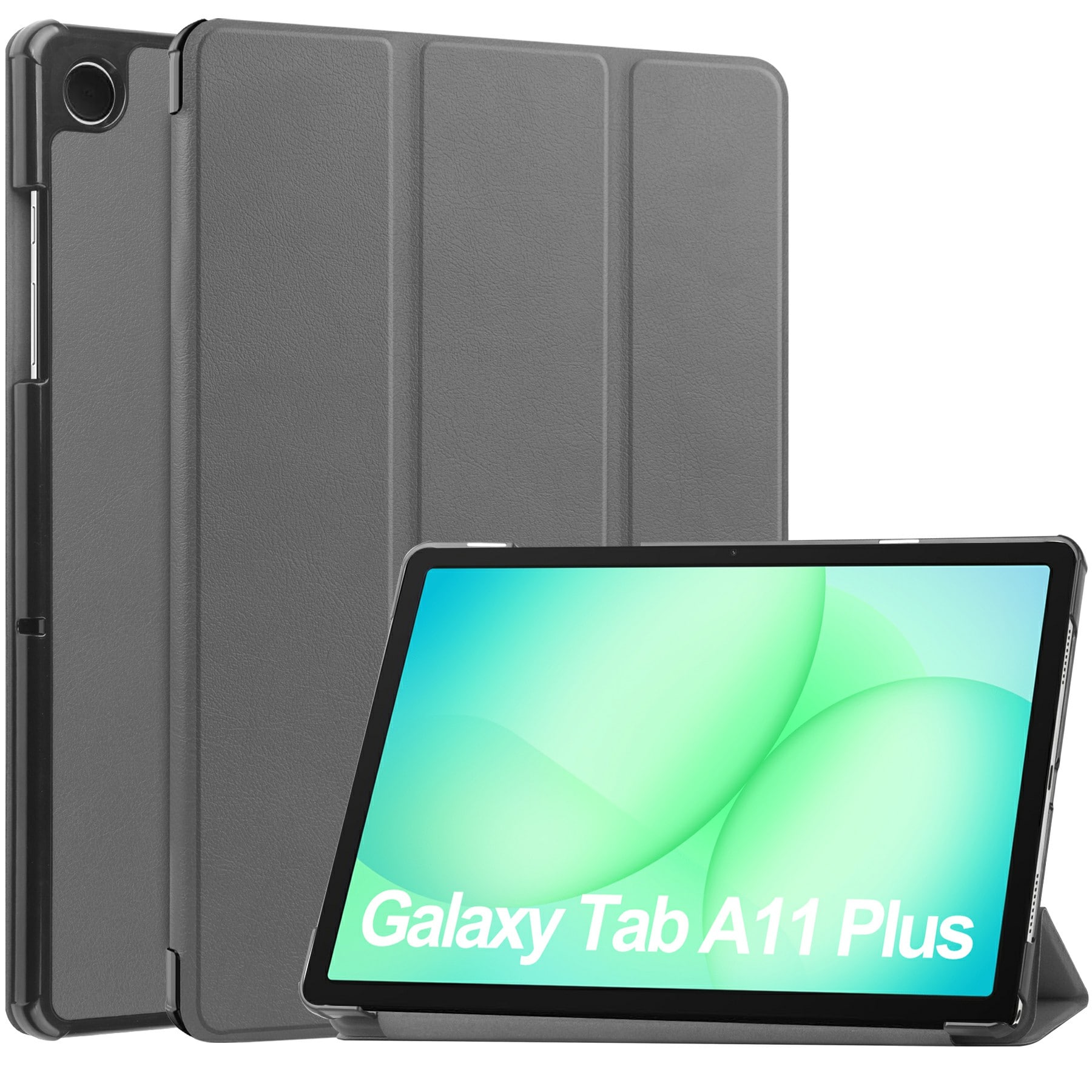 Samsung Galaxy Tab A11 Plus Tri-Fold etui, Grå