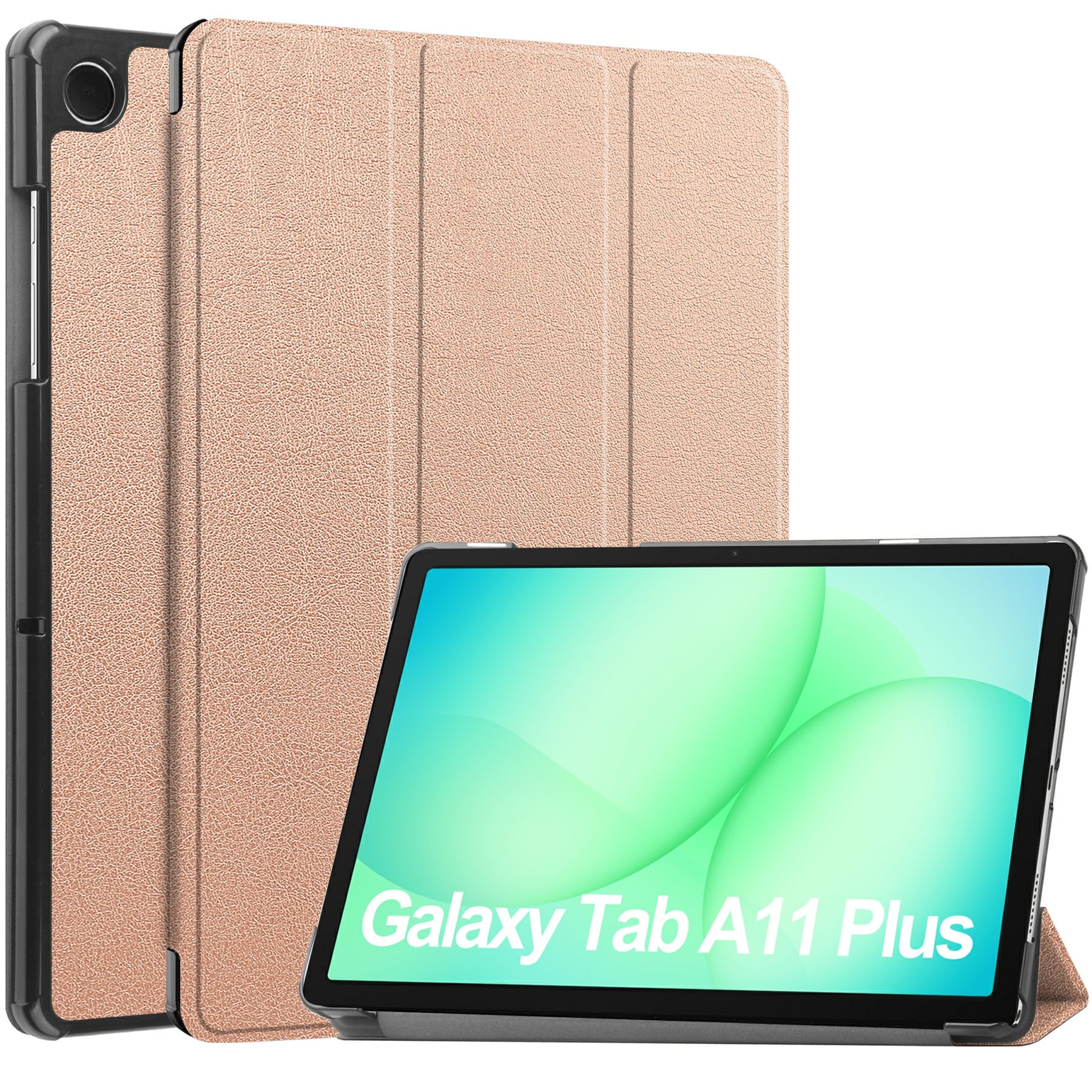 Samsung Galaxy Tab A11 Plus Tri-Fold etui, Rosegull