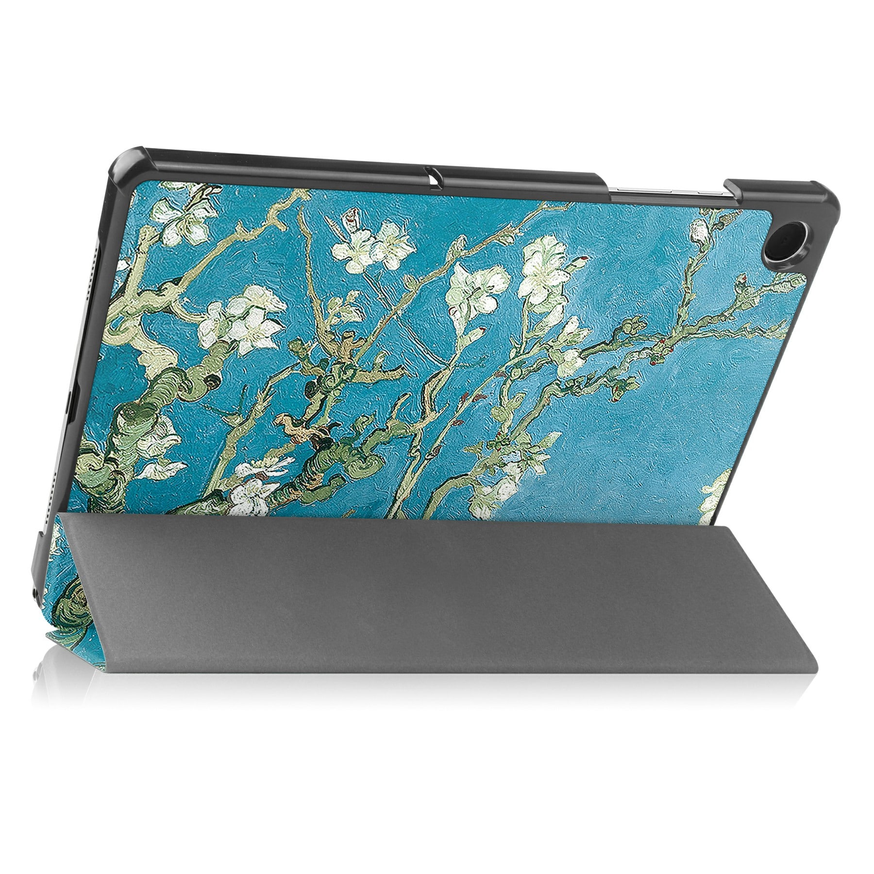 Samsung Galaxy Tab A11 Plus Tri-Fold etui, Kirsebærblomster