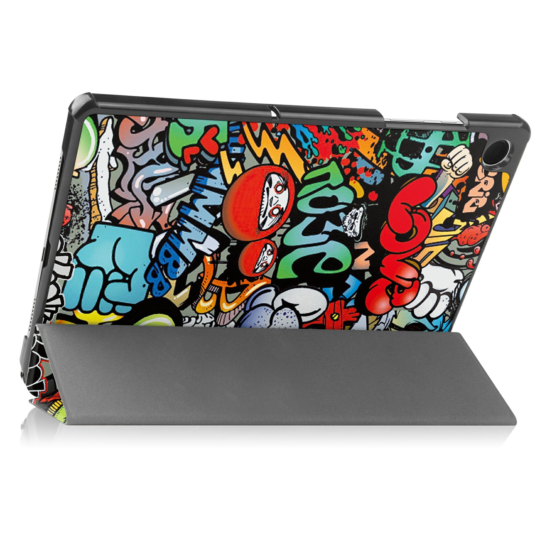 Samsung Galaxy Tab A11 Plus Tri-Fold etui, Graffiti