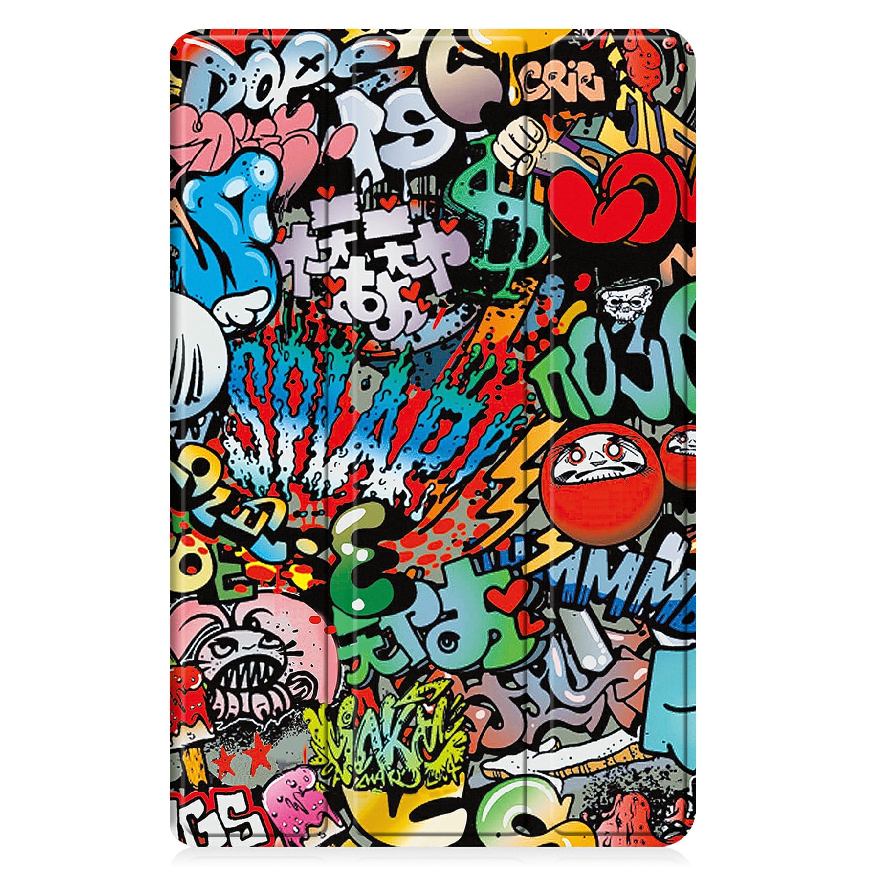 Samsung Galaxy Tab A11 Plus Tri-Fold etui, Graffiti