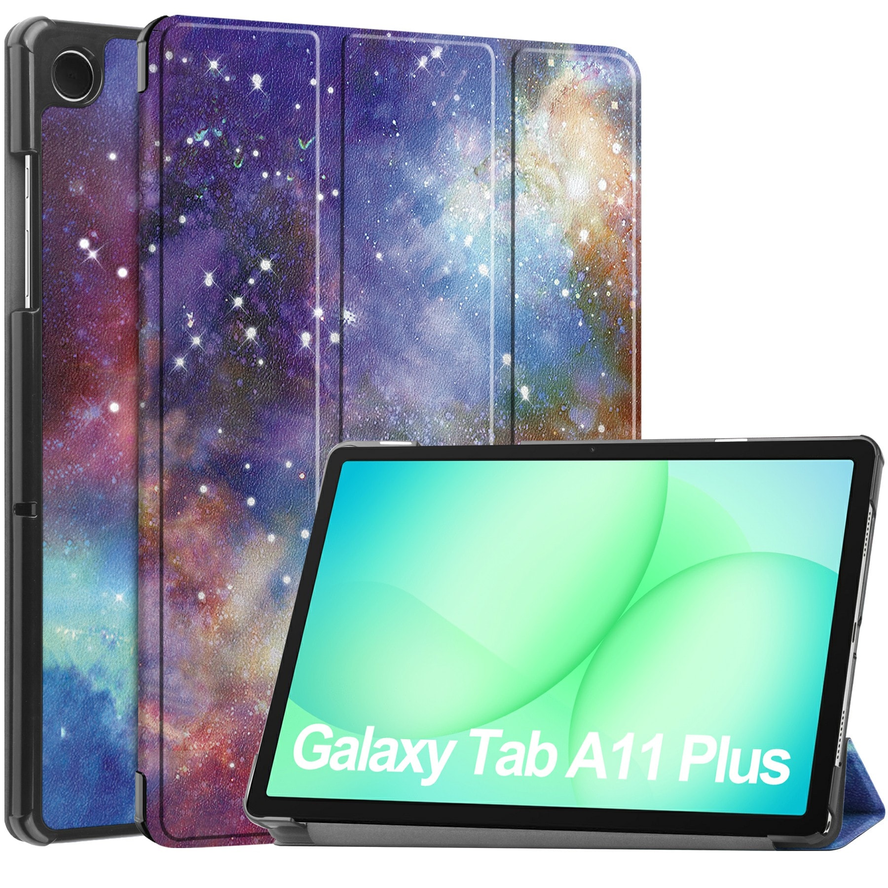 Samsung Galaxy Tab A11 Plus Tri-Fold etui, Rymd