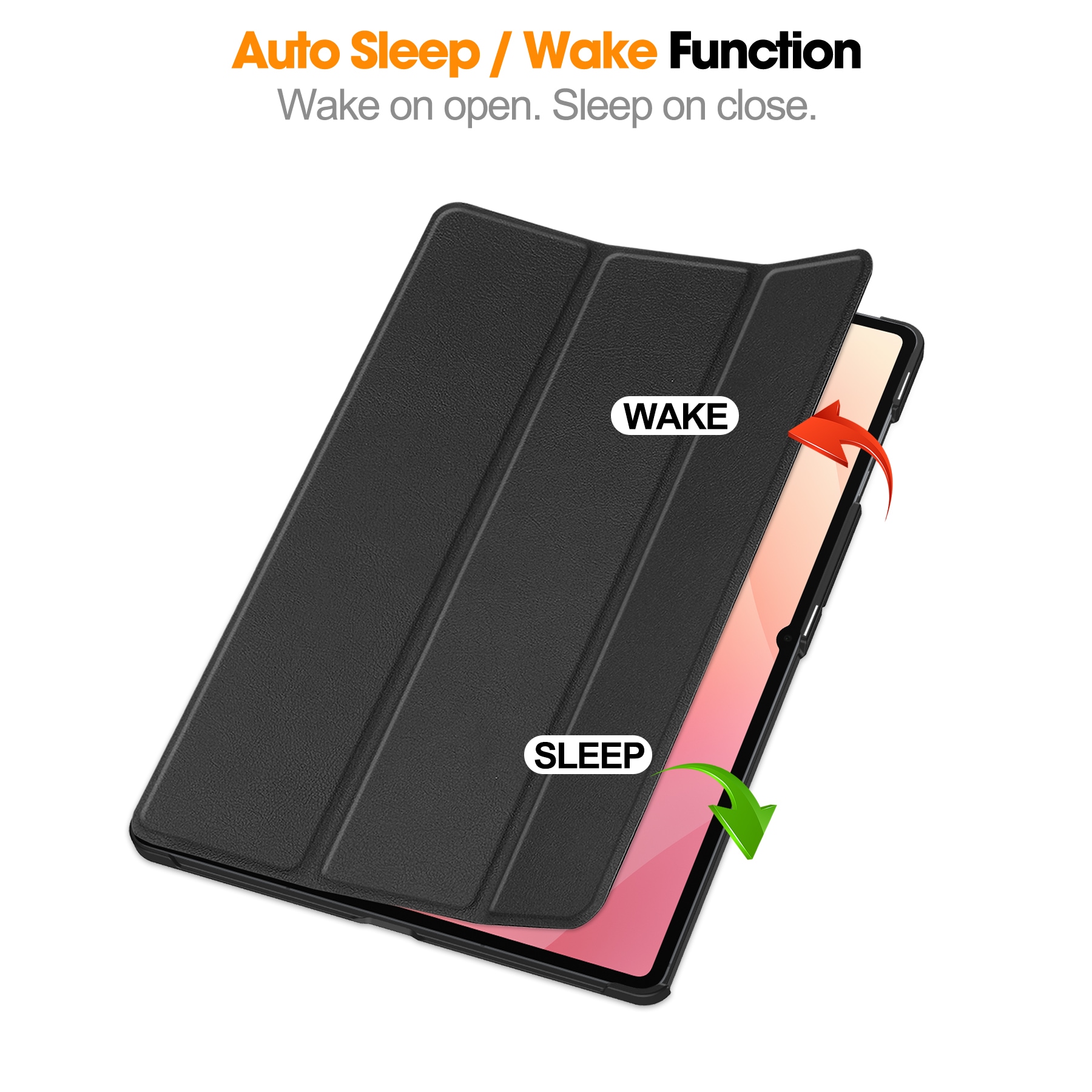 Samsung Galaxy Tab S11 Ultra Tri-Fold etui, Svart