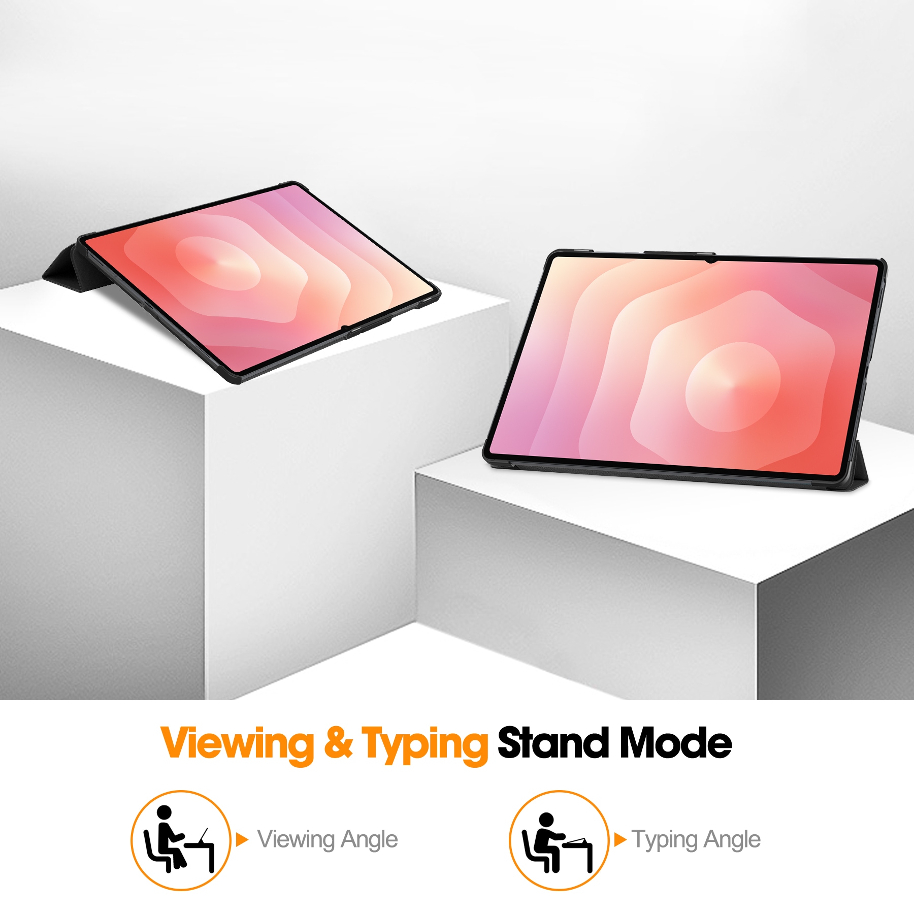 Samsung Galaxy Tab S11 Ultra Tri-Fold etui, Svart