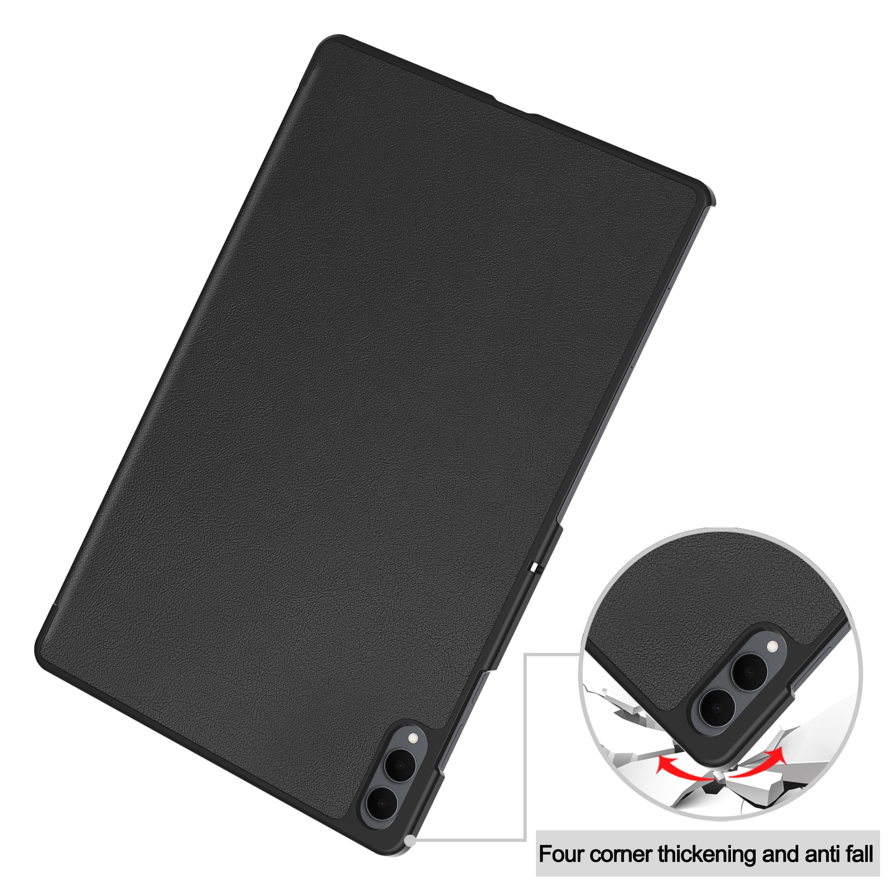 Samsung Galaxy Tab S11 Ultra Tri-Fold etui, Svart