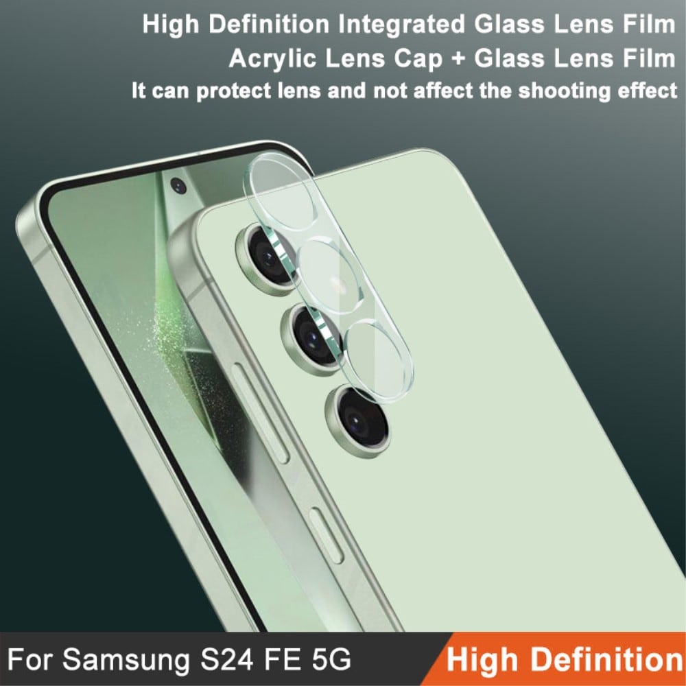 Samsung Galaxy S24 FE Kameralinsebeskyttelse i glass, Gjennomsiktig