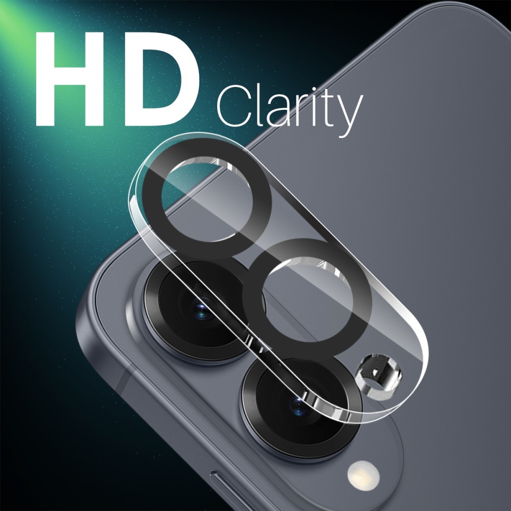 Samsung Galaxy S25 Edge 2-pakning kameralinsebeskytter i herdet glass