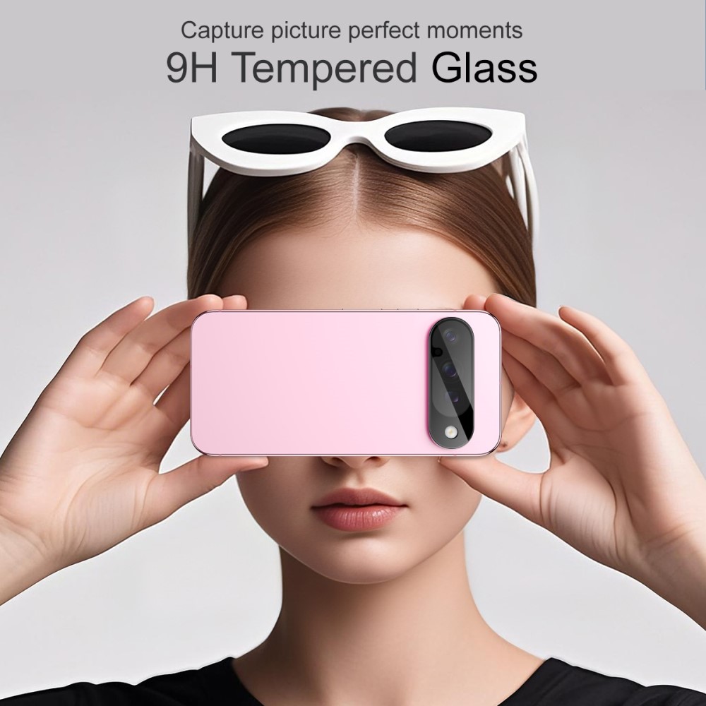 Google Pixel 10 Kameralinsebeskyttelse i glass, Svart