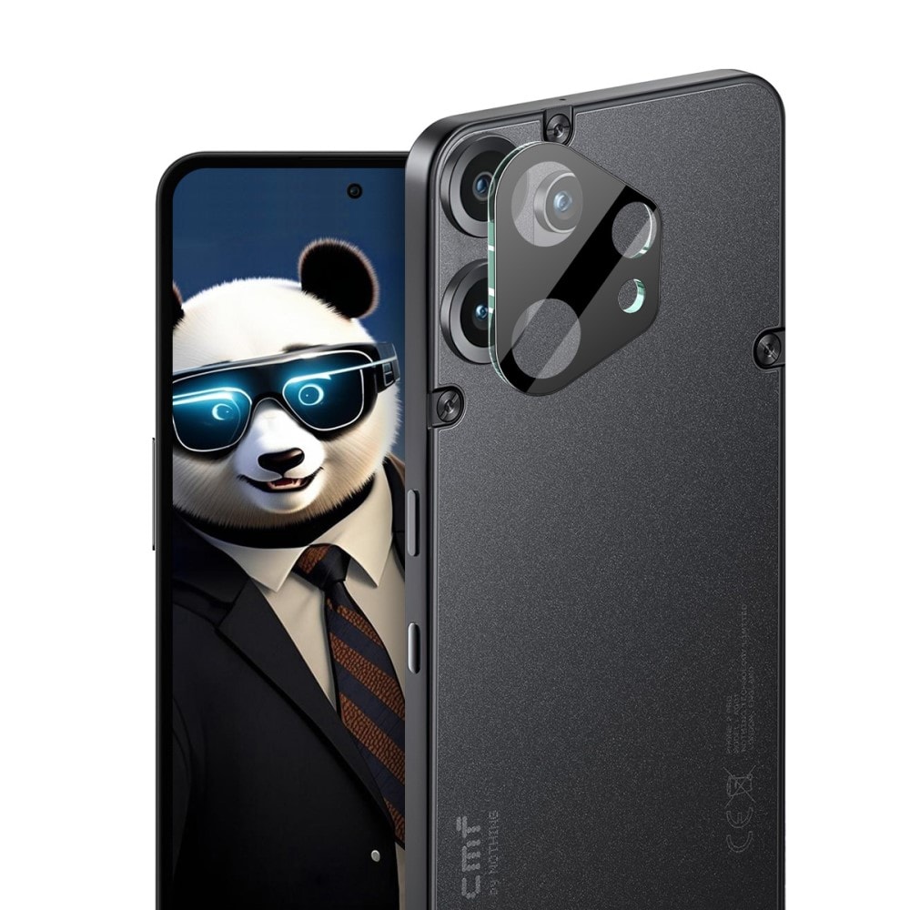 Nothing CMF Phone 2 Pro Kameralinsebeskyttelse i glass, Svart