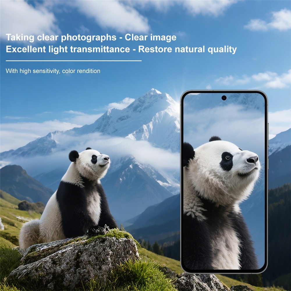 Samsung Galaxy S25 FE Kameralinsebeskyttelse i glass, Gjennomsiktig
