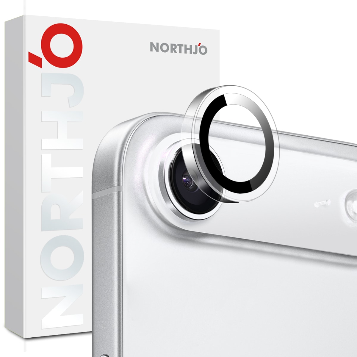 iPhone 17 Air Linsebeskytter i herdet glass Svart