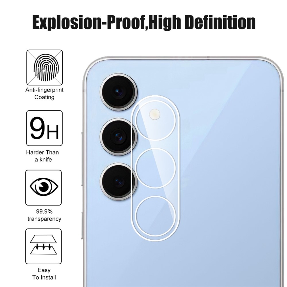 Samsung Galaxy S25 FE Kameralinsebeskyttelse i herdet glass