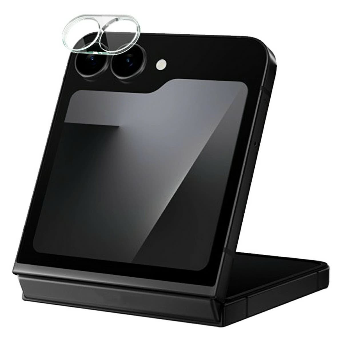 Samsung Galaxy Z Flip 7 FE Kameralinsebeskyttelse i glass, Gjennomsiktig