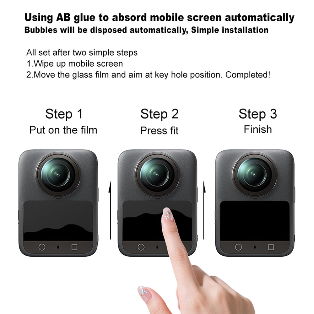 Insta360 Go Ultra Skjermbeskytter i Glass