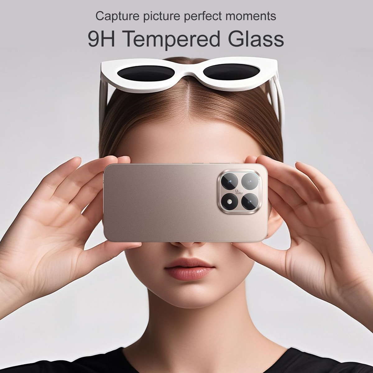 Xiaomi 15T Kameralinsebeskyttelse i glass, Gjennomsiktig