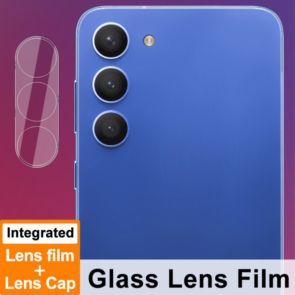Samsung Galaxy S23/Galaxy S23 Plus Kameralinsebeskyttelse i glass, Gjennomsiktig