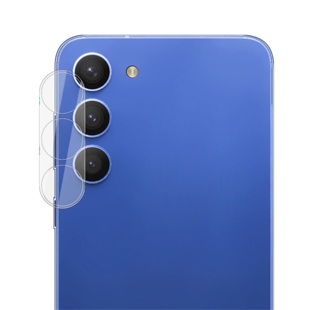 Samsung Galaxy S23/Galaxy S23 Plus Kameralinsebeskyttelse i glass, Gjennomsiktig