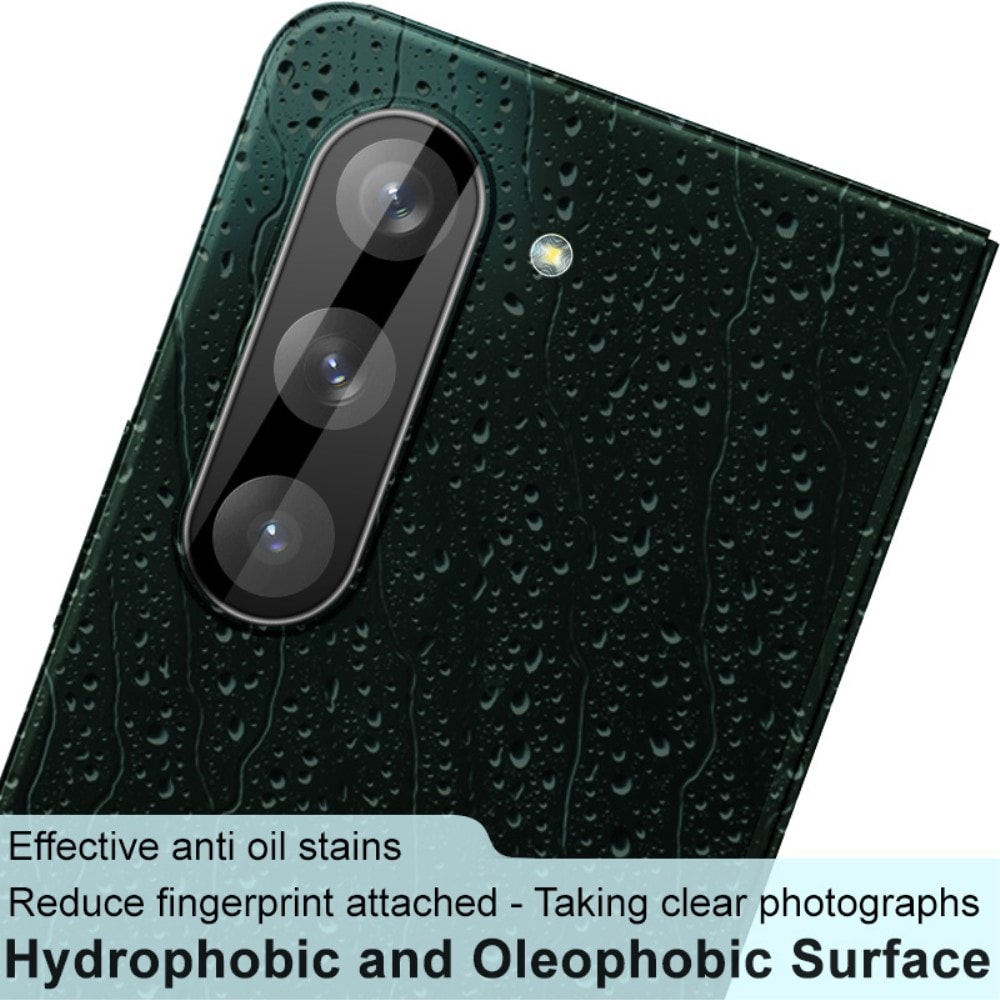 Samsung Galaxy Z Fold 5 Kameralinsebeskyttelse i glass, Svart